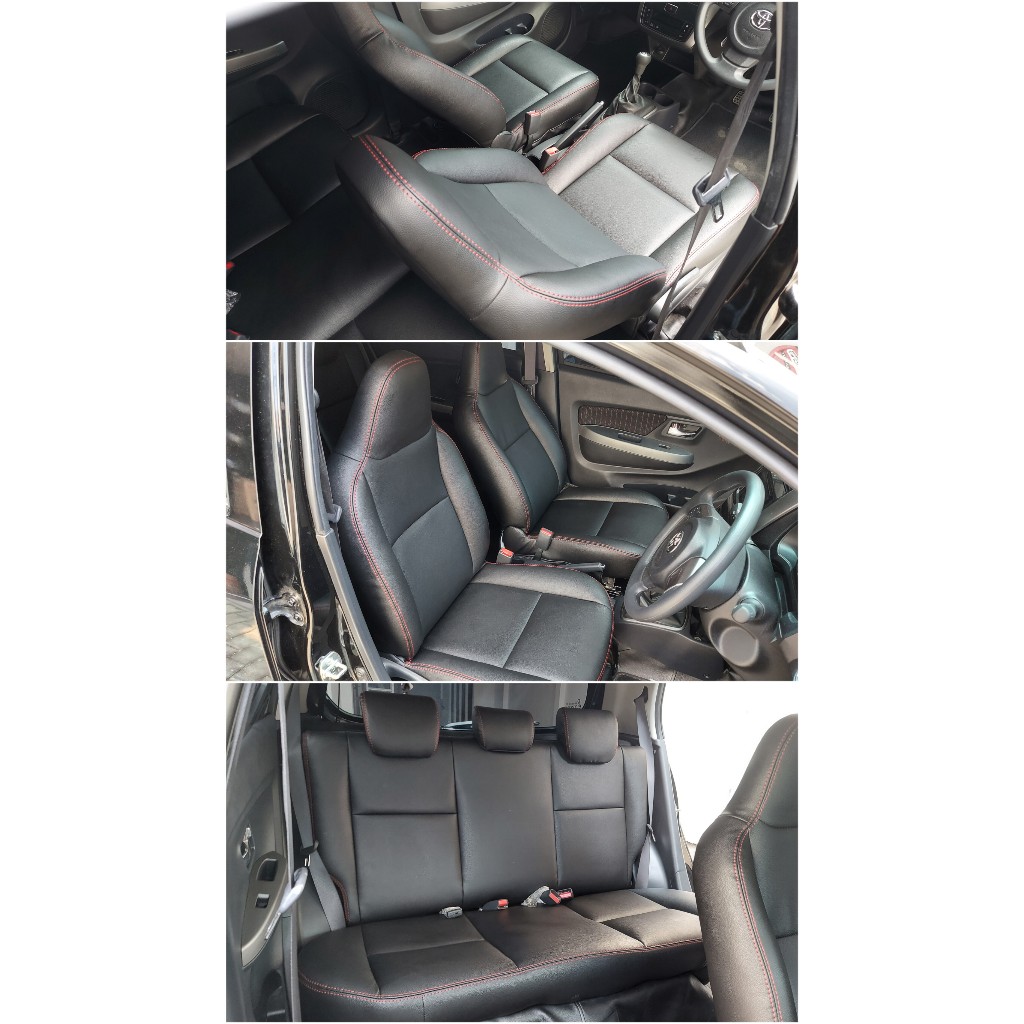 All new BRIO satya / RS bekleed jok mobil permanen mbtech carrera karpet dasar cover 2 baris paten