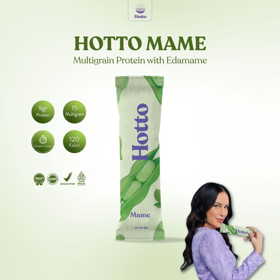 

Hotto Mame 1 saset Protein Multigrain with EDAMAME Nutrihouse