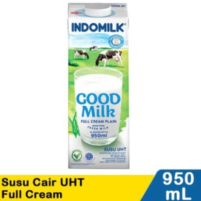 

Indomilk UHT Full Cream 1 LT | LITER | SELITER | 1000 ML PCS