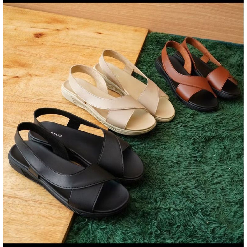 Gabino Sandal Wanita Wedges Slip On Casual Fitri - G1CA3008