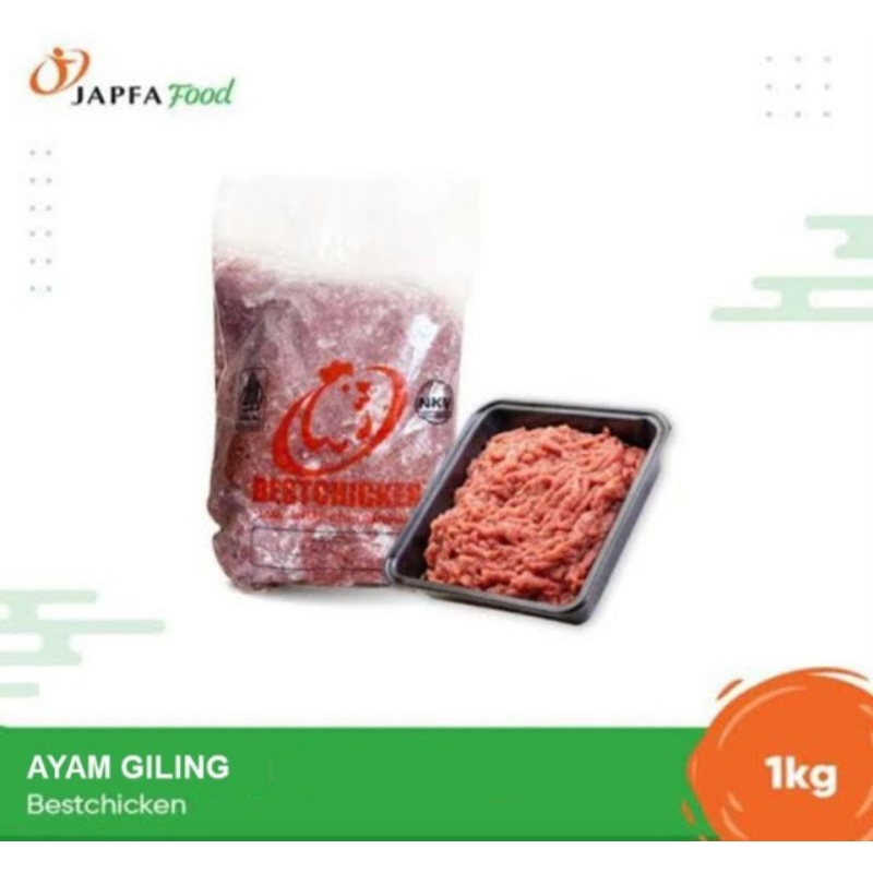 

Ayam Giling Best Chicken JAPFA Frozen 1kg