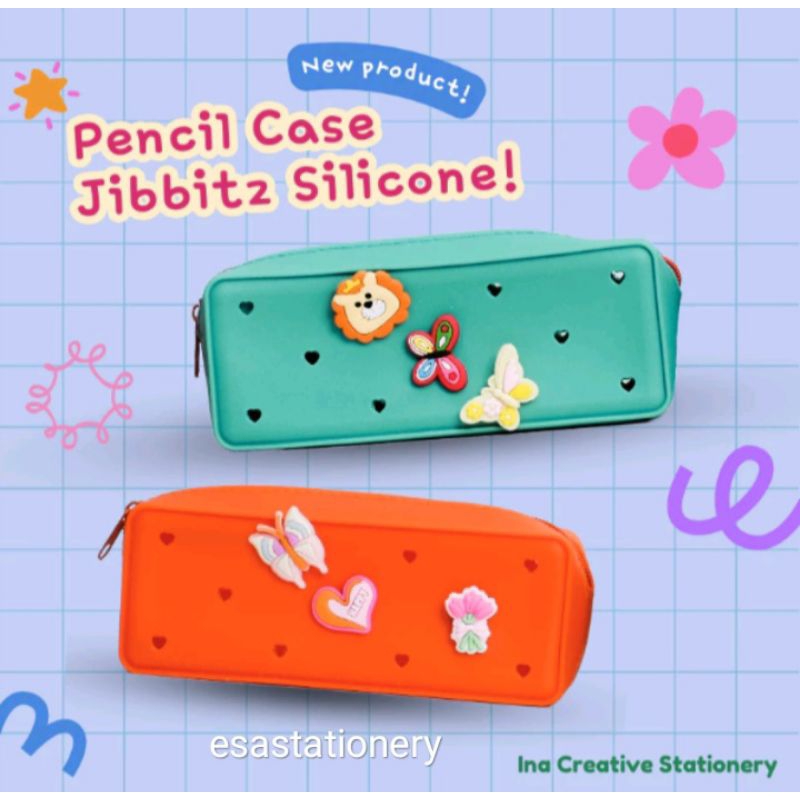 

Pencil Case Silicone Jibbitz Ina Creative Pencil Case Pencil Case Aesthetic