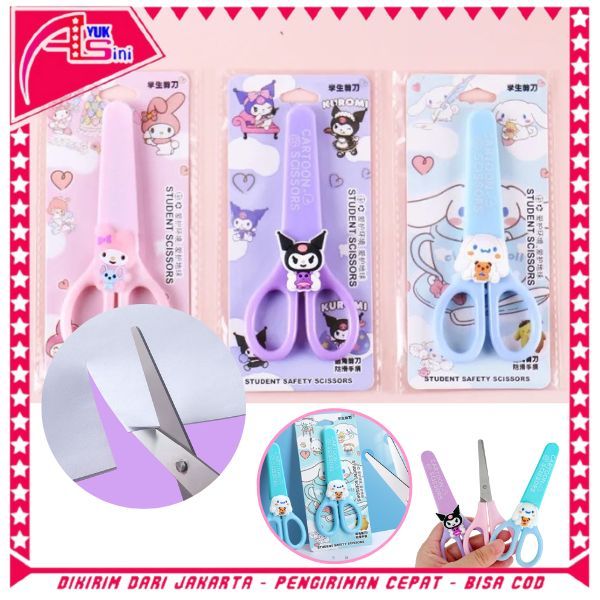 

AS Gunting Motif Karakter Lucu Alat Tulis Anak Sekolah Kartun Diy Kertas Tangan Kantor ATK Scissors Mini