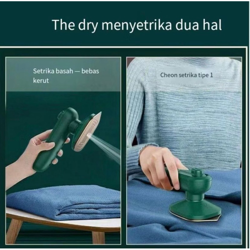 SETRIKA UAP PORTABLE 360 DERAJAT / SETRIKA UAP MINI TRAVELING