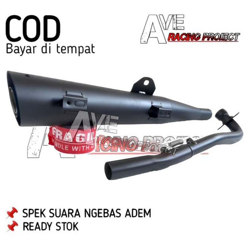 KNALPOT STANDAR RACING TSUKIGI SUPRA X 125 LAMA, KHARISMA 125