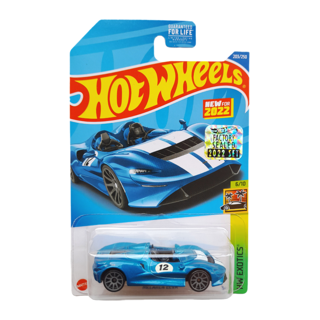 Hot Wheels McLaren Elva Blue Factory Sealed 2022