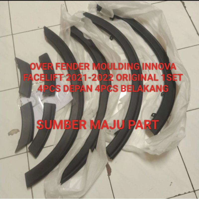 OVER FENDER MOULDING BODYKIT INNOVA VENTURER FACELIFT ORIGINAL GRESS BARU 1SET