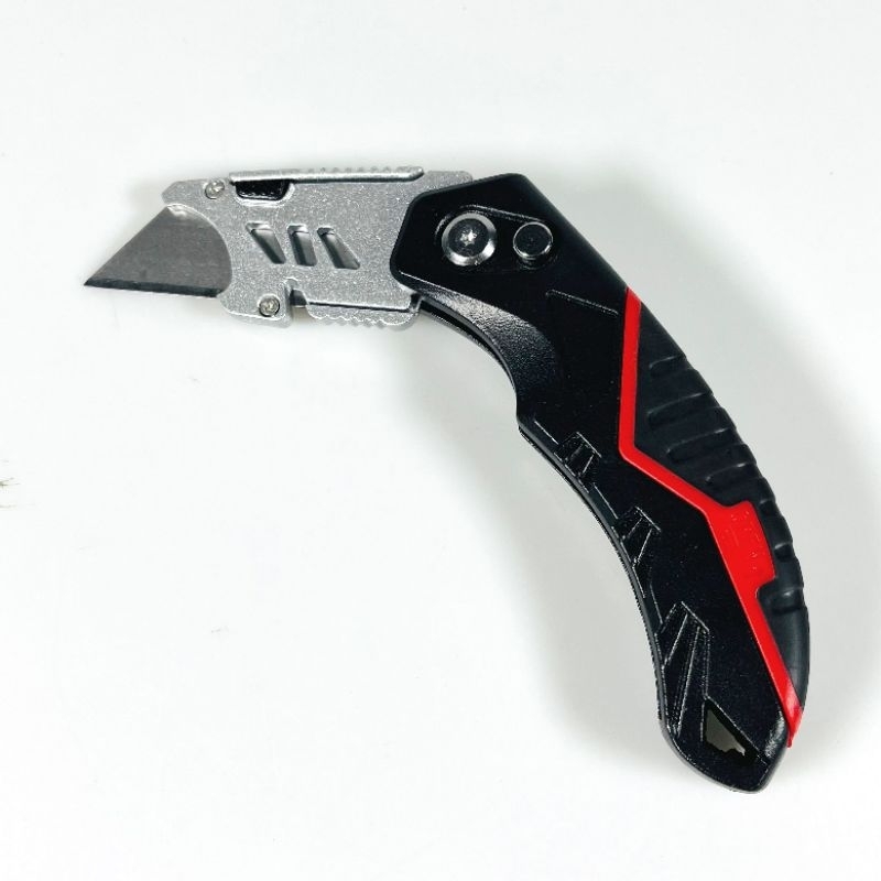 

Pisau Cutter Lipat Folding Utility Knife Adjustable 18mm