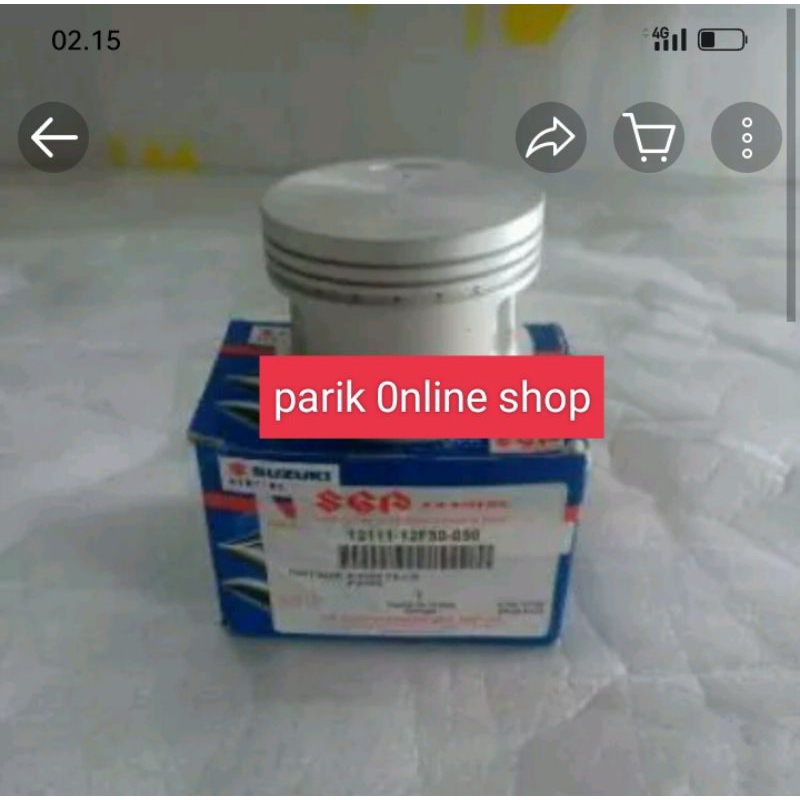 Piston Seher Os 050 50 Suzuki Thunder 125