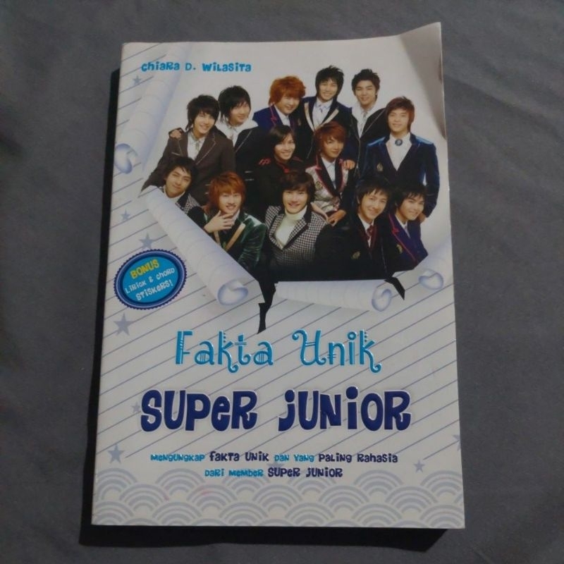 Fakta Unik Super Junior Buku Super Junior