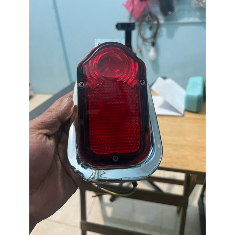 Lampu belakang Tombstone stoplamp Chopper bobber