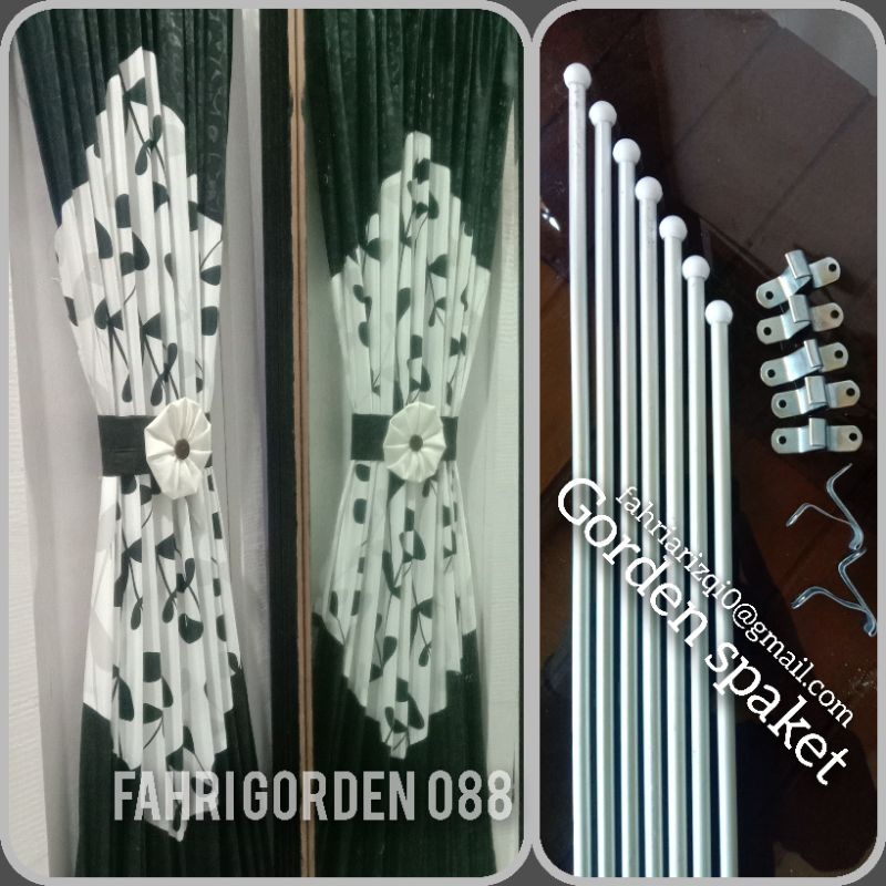 Gorden jendela kaca panjang minimalis, gorden jendela rumah minimalis