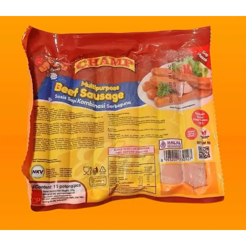 

CHAMP SOSIS SAPI 375GRAM