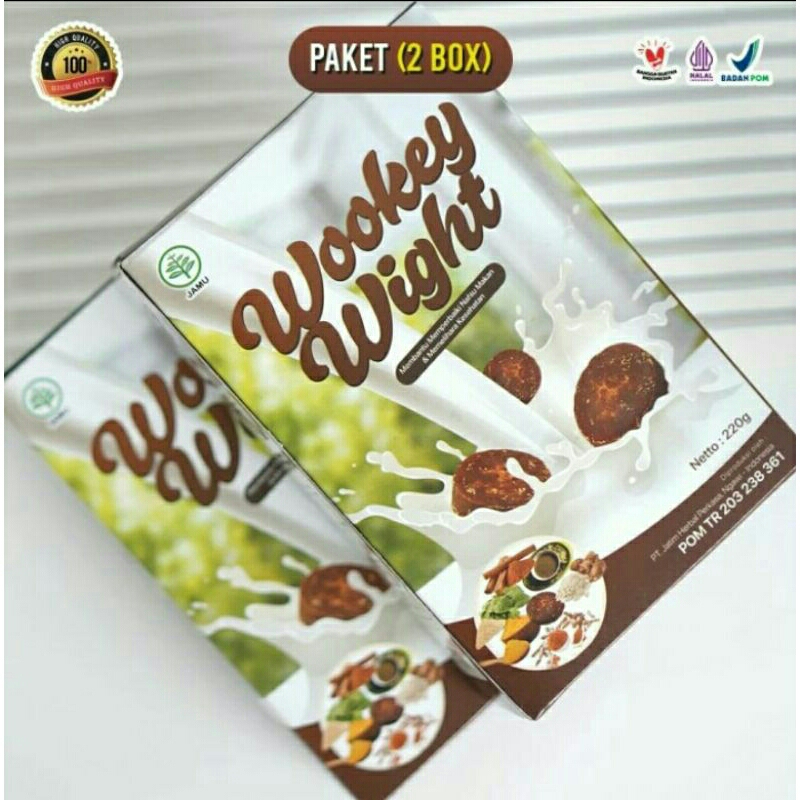 

Wookey Weight - Susu Penambah Berat Badan Herbal 2 Paket