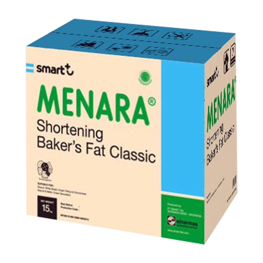 

Margarine | Mentega Putih Shortening Baker's Fat Menara 15kg (1 karton)