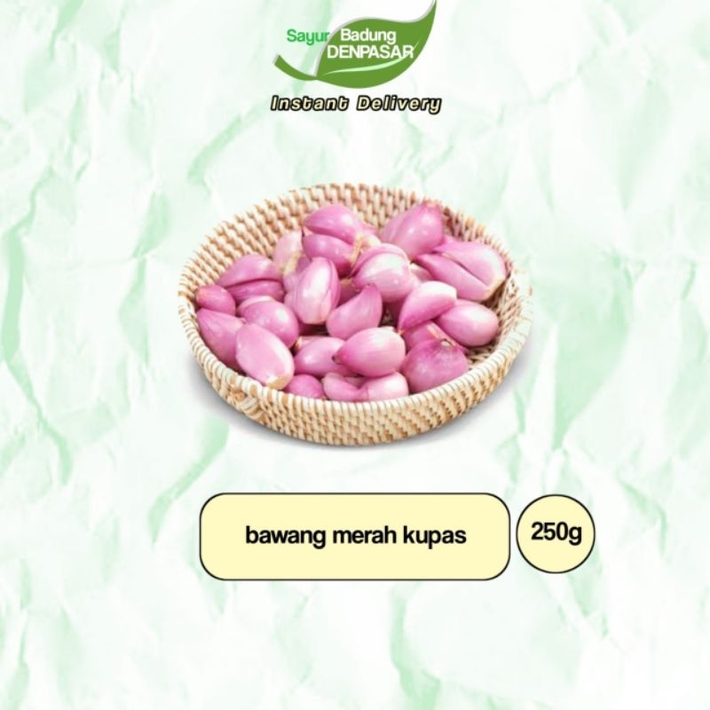 

Bawang putih & Bawang merah kupas Fresh _ Sayur Badung