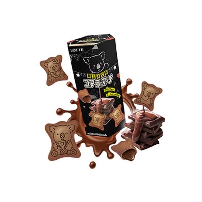 

Lotte Koala's March Black Kokoa Cokelat / White Susu Keju 37gram