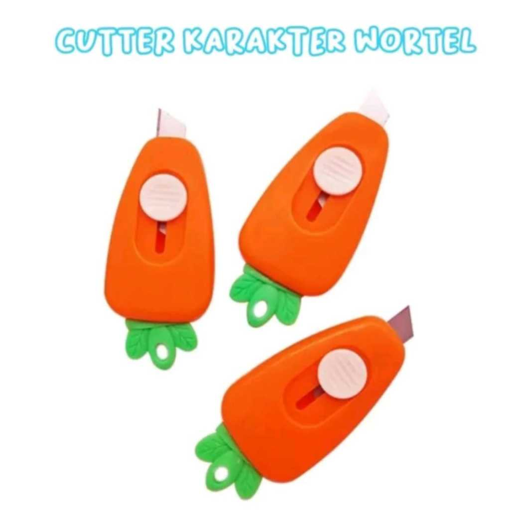 

Pisau Mini/ Pisau Kecil/ Cutter Mini Karakter Wortel/ Cater Portable Mini Carrot/ Cutter Traveling Lucu Unik Warna Polos/ Pemotong Kertas