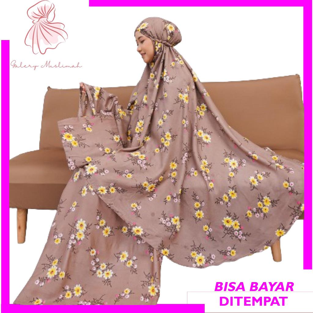 Mukenah Dewasa Traveling ANNAMI Katun Rayon Premium