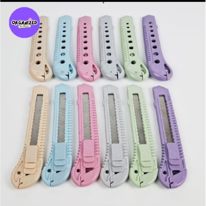 

TOPLA Cutter 509 Pastel Color / hrga satuan Pisau Pemotong Kertas / Cuttue Besar / Kater murah