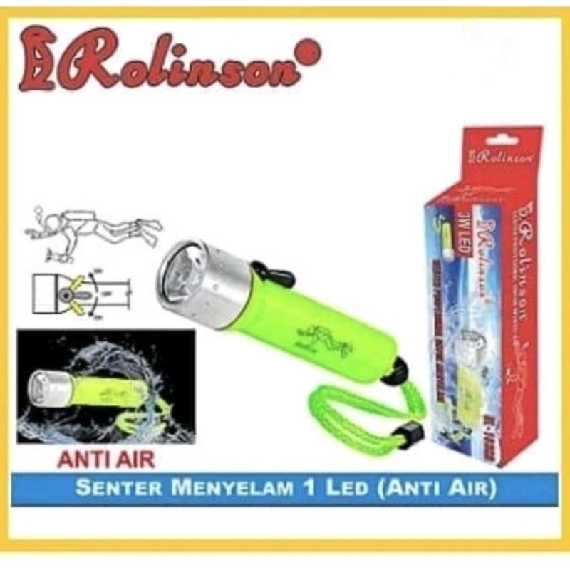 SENTER TANGAN SELAM ROLLINSON RL 103SB CAHAYA PUTIH