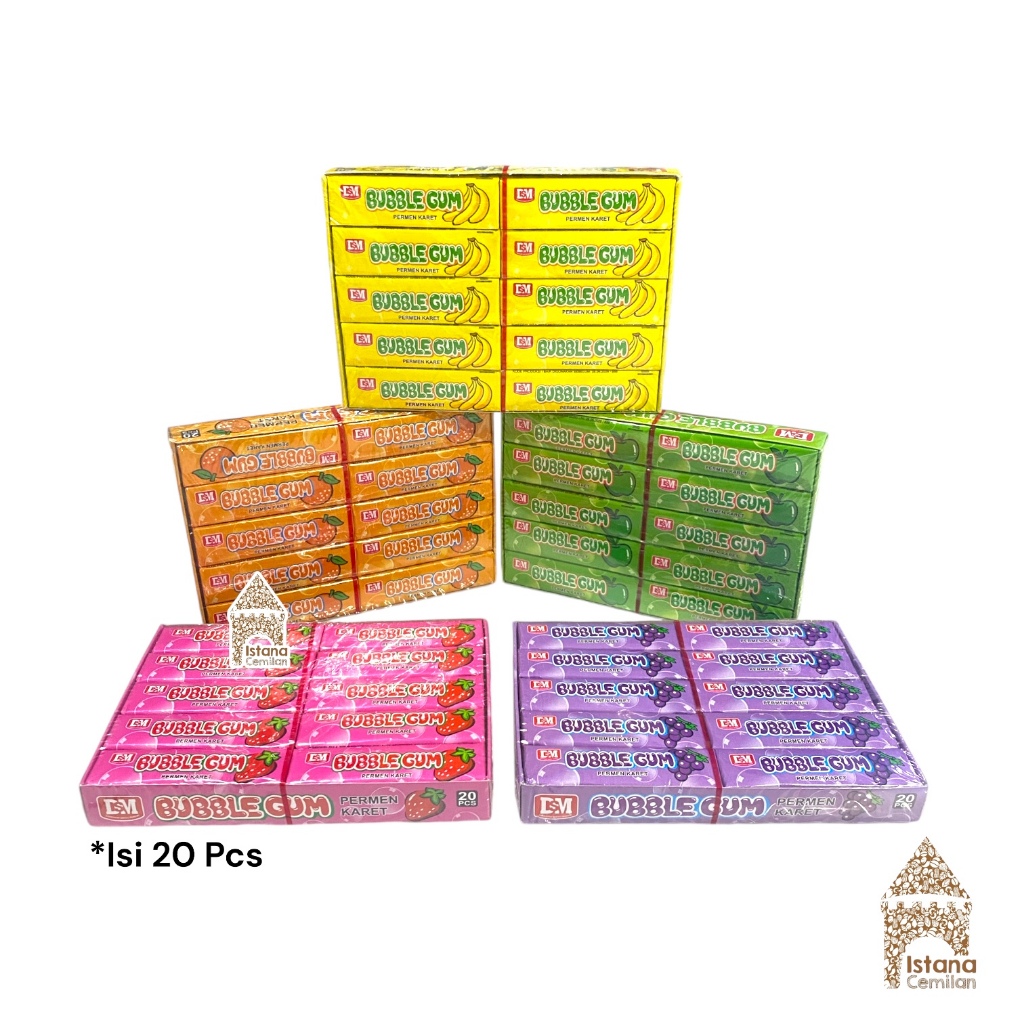

Bubble Gum Permen Karet Box (isi 20 Pcs)