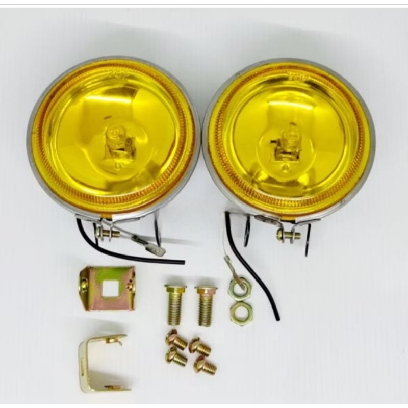 Lampu Tembak Kabut Bulat Lampu Sorot Foglamp Bulat Universal Motor Mobil foglamp