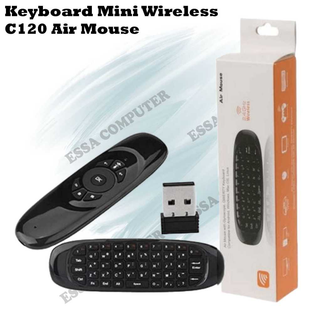 Mini Keyboard wireless C120 2.4G Air mouse Wireless C120 Berkualitas