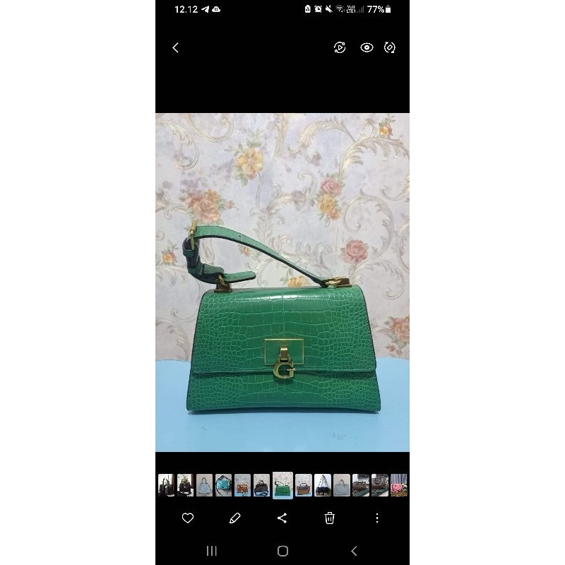 tas preloved hrg SALE crocodile leather