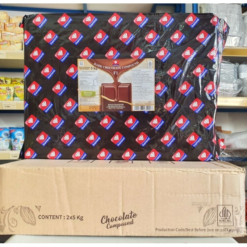 

Coklat Diamond 5Kg / Dark Coklat Diamond 5Kg / Dark Chocolate Compound Diamond 5Kg