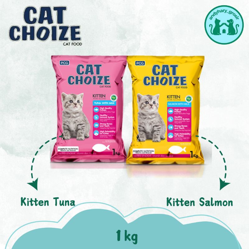 Cat Choize Kitten 1 Kg Freshpack Dry Cat Food Makanan Untuk Kucing
