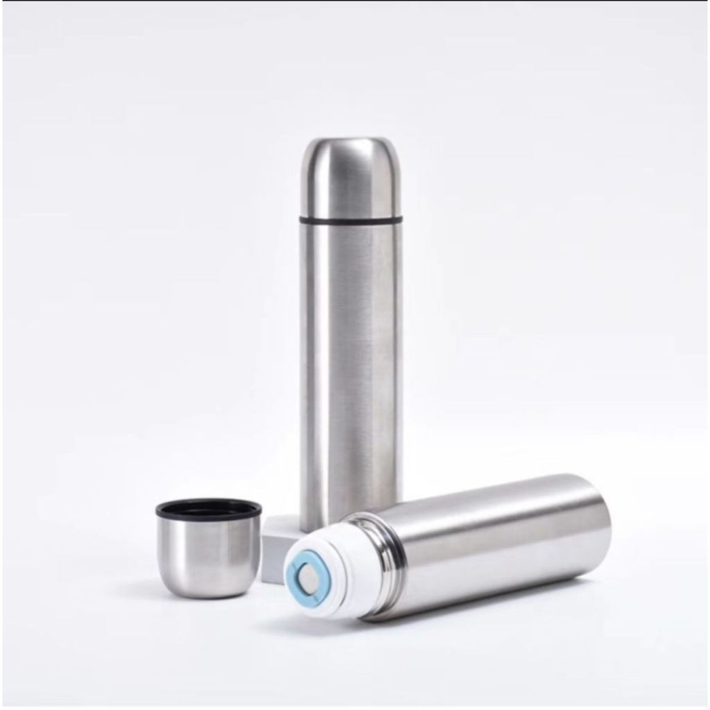 OUTRED (C4071) Termos VACUUM flask silver 1000ml Air Panas Dingin Indoglass Vacum 1000ml / Termos Va