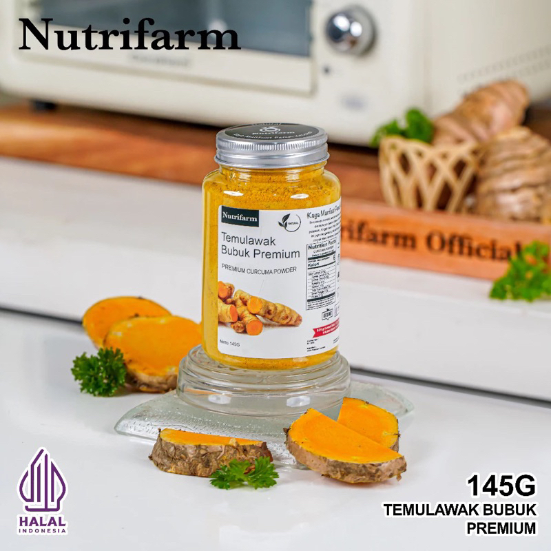 

(145 gram) temulawak bubuk premium / temulawak nutrifarm