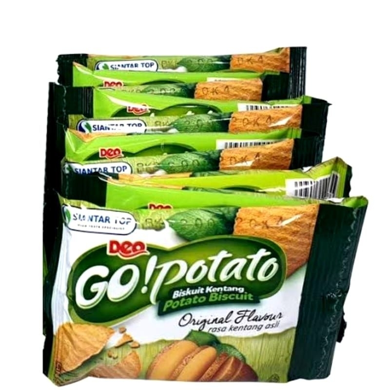 

Go Potato Biskuit Kentang 1 pack isi 20 pcs