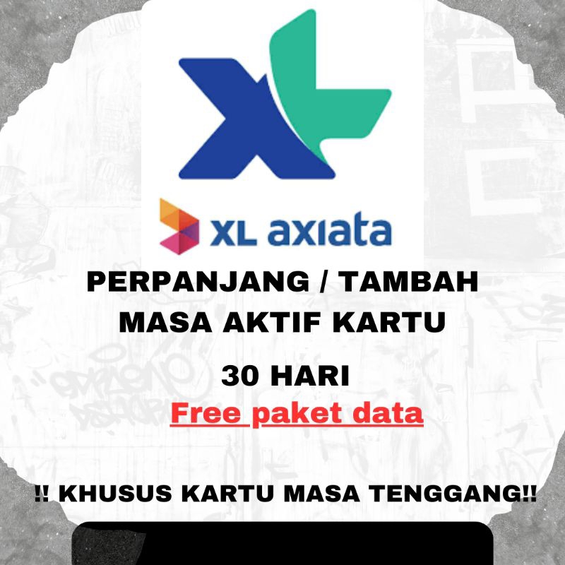 [ PROMO ] PERPANJANG MASA AKTIF KARTU XL 30 HARI