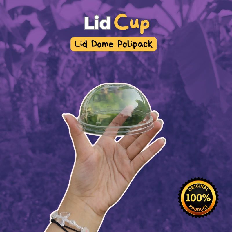 Tutup Gelas Plastik Cembung | Lid Polipack Cembung | Tutup Cup