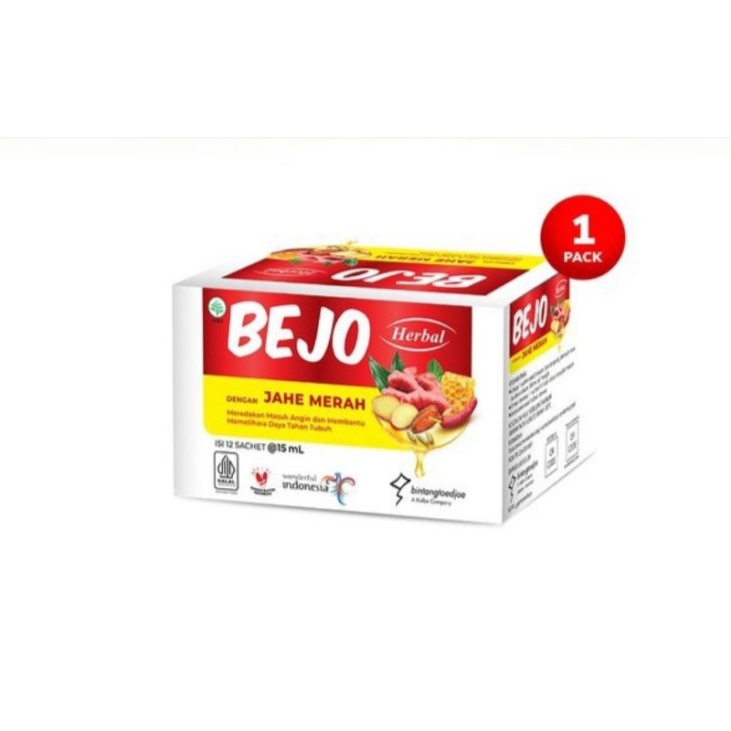 

bejo herbal 15 ml jahe merah 1 box isi 12 pcs