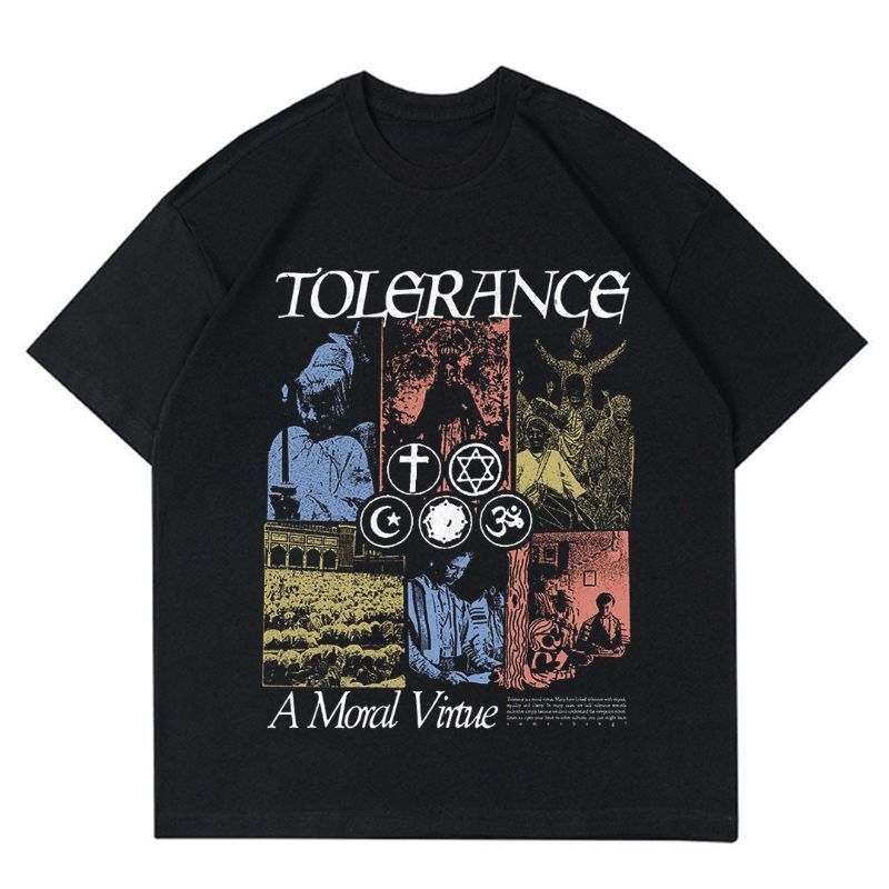 KAOS VINTAGE - TOLERANCE | KAOS GRAPHIC UNISEX | T-SHIRT GRAPHIC (A)