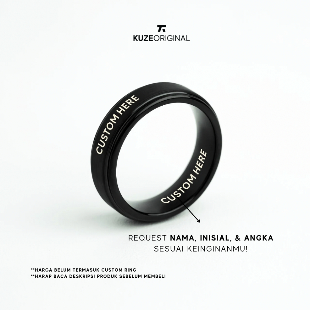 Kuze Original Cincin Tungsten / Ring - Miller