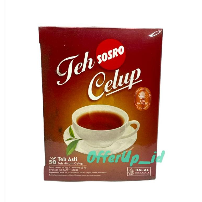 

Teh Celup Sosro isi 50 bag