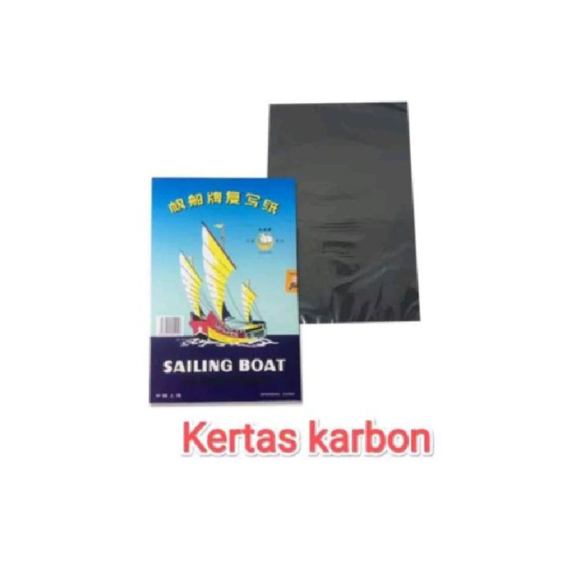 

kertas karbon singel side hitam isi 100..