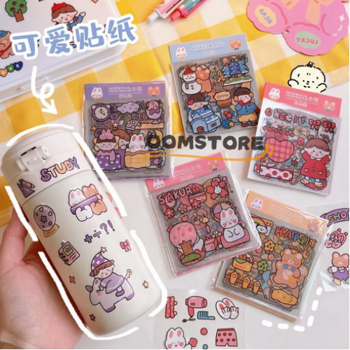 

Stiker Sticker DIY 100 Lembar Motif Momo Kartun Korea Lucu Anti Air Dekorasi Handbook Scrapbook