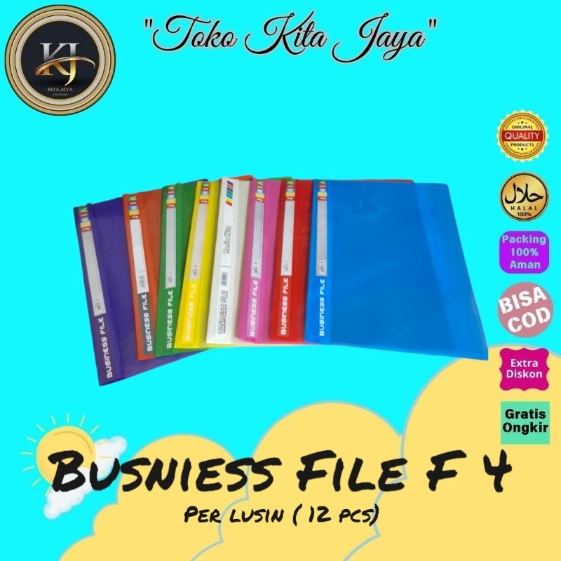 

Business file F4 / Map plastik snelhecter folio ( 12 Pcs )