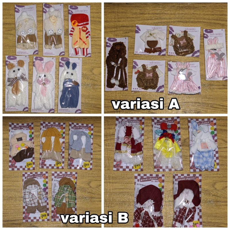 NENDOROID CLOTHES BAJU NENDOROID ONE SET MURAH