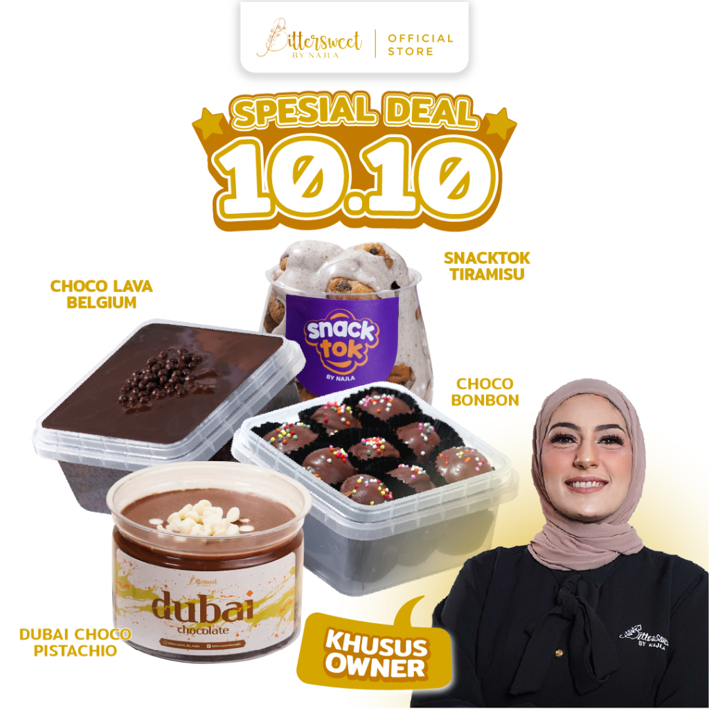 

[ Best Owner ] Dubai Choco Pistachio + Snacktok Tiramisu + Choco Bonbon + Choco Lava Belgium