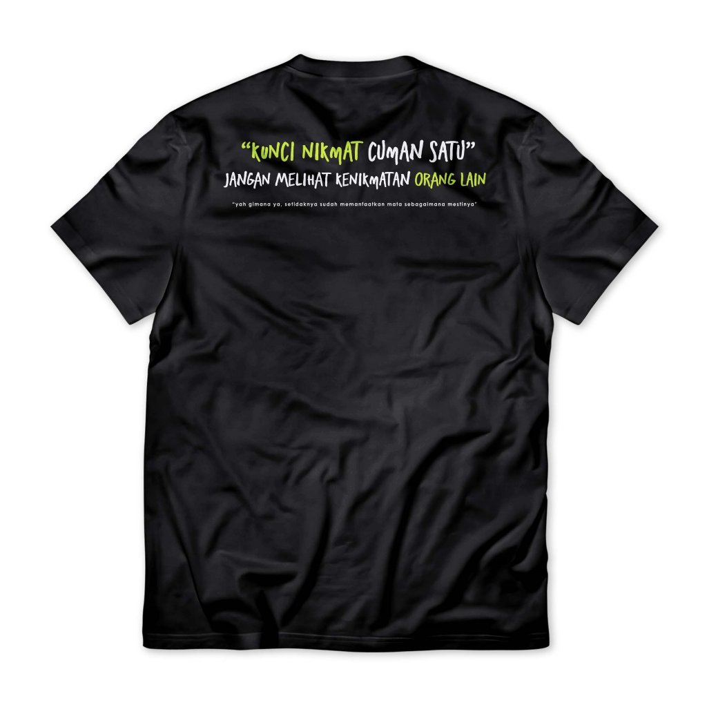 Kaos Kata Kata HAMBA TUHAN YANG MINUS BERSYUKUR | Tshirt Quote Motivasi Bijak | Baju Santri Dakwah I