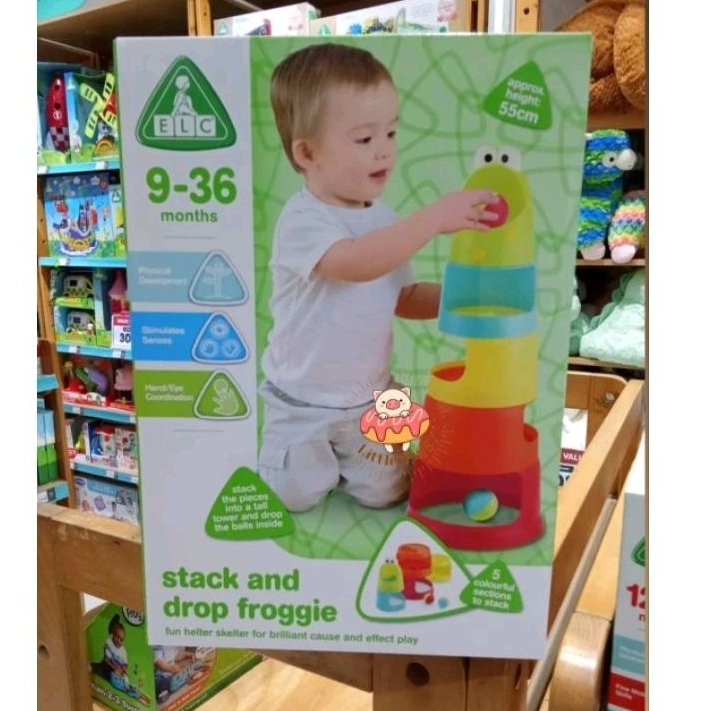 ELC stack and drop froggie