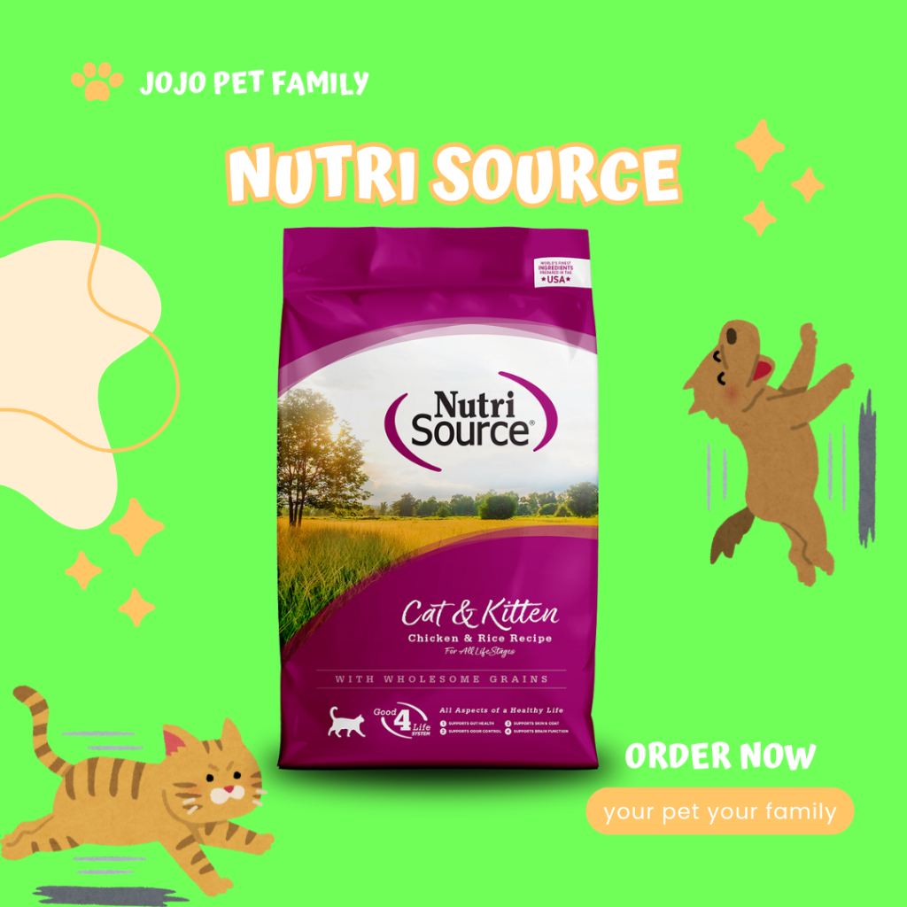 Nutrisource Cat & Kitten Chicken & Rice Recipe Healthy Cat & Kitten Food 3 kg