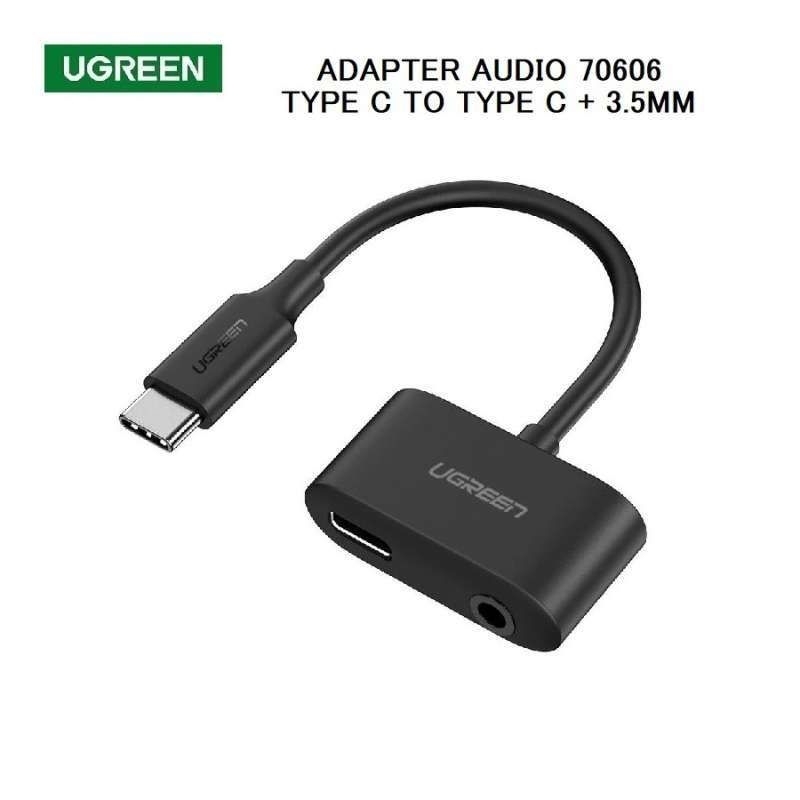 Ugreen Converter Audio USB-C to Aux Jack 3.5mm with PD 25cm (70606)