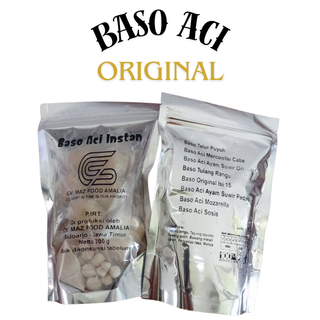 

Baso aci original BAKSO ACI GARUT MINI ORIGINAL